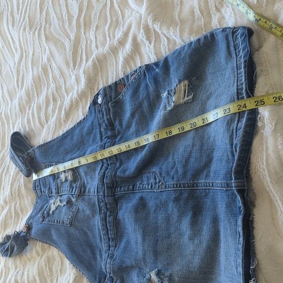 Maurices Blue Denim Overall Mini Dress - Picture 10 of 10